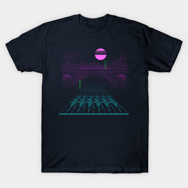 The Rose of Vaporwave T-Shirt by serupento